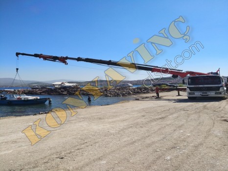 MERCEDES 2521 ÜZERİNDE HSA MARKA 35 TON ÇİFT KIRMA