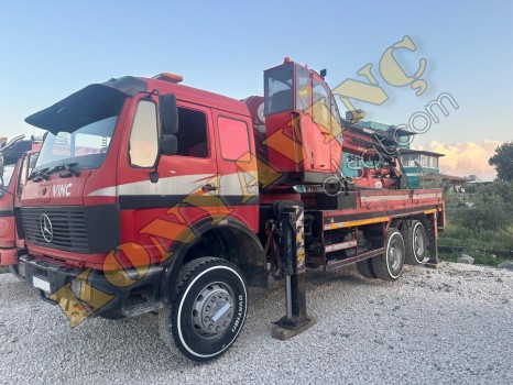 MERCEDES 2517 ÜZERİNDE AKKAR MARKA 35 TON ÇİFT KIRMA VİNÇ