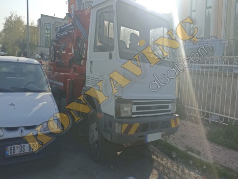 ACİL SATILIK 10 TON ÇİFT KIRMA VİNÇ İVECO ÜZERİNDE