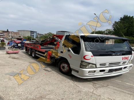 HİDRO ÖZ 8 TON YANA KATLANIR ISUZU ÜZERİNDE