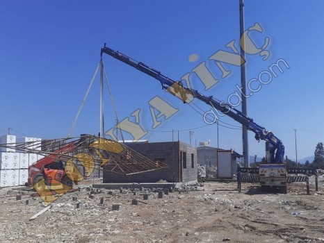 CARGO ÜZERİNDE YANA KATLANIR 30 TON ÇİFT KIRMA VİNÇ