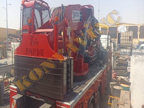 KONDU 65 TON ÇİFT KIRMA MAN ÜZERİNDE