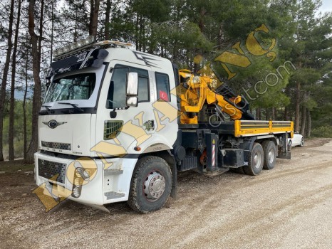 HİDROKON 20 TON YANA KATLANIR FORD KARGO 2524 ÜZERİNDE