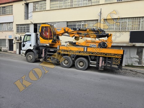 ÇİFT ÇEKER CARGO ÜZERİNDE YANA KATLANIR LONG ÇİFT KIRMA 30 TON HİDROKON