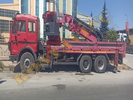 MERSEDES 2524 ÜZERİNDE 25 TON HİDROKON VİNÇ