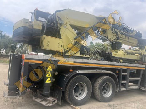 SATILIK HİDROKON 55 TON ÇİFT KIRMA VİNÇ SCANİA ÜZERİNDE