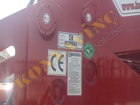 KONDU 65 TON ÇİFT KIRMA MAN ÜZERİNDE