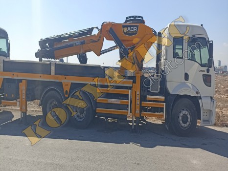 ACİL SATILIK SIFIR ACR 25 TON YKL VİNÇ FORD KARGO 2524 ÜZERİNDE
