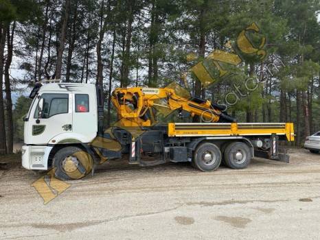 HİDROKON 20 TON YANA KATLANIR FORD KARGO 2524 ÜZERİNDE