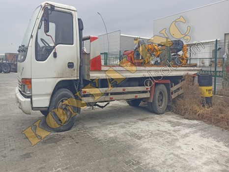 ISUZU ÜZERİNDE ÖZEL YAPIM KAYAR KASA