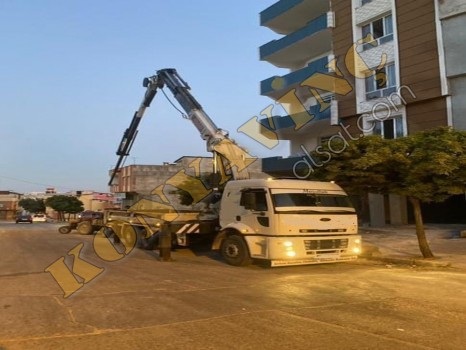 KELEŞ 35 TON ÇİFT KIRMA VİNÇ FORD KARGO ÜZERİNDE
