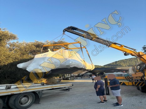 AKIN HİDROLİK 30 TON ÇİFT KIRMA VİNÇ MERCEDES 2521 ÜZERİNDE
