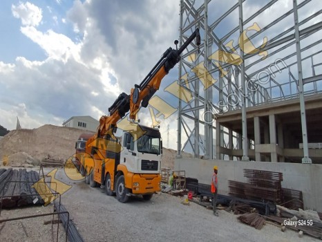 ABAY 65 TON ÇİFT KIRMA MAN TGA ÜZERİNDE