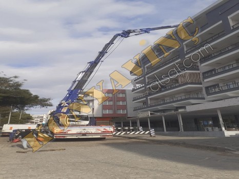 CARGO ÜZERİNDE YANA KATLANIR 30 TON ÇİFT KIRMA VİNÇ