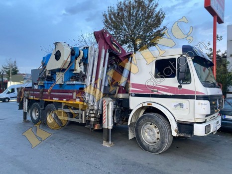GÜÇLÜ 20 TON YANA KATLANIR MERCEDES 2521 ÜZERİNDE