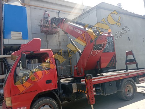 ISUZU ÜZERİNDE 26,60 METRE 2024 MODEL ENS MARKA PLATFORM