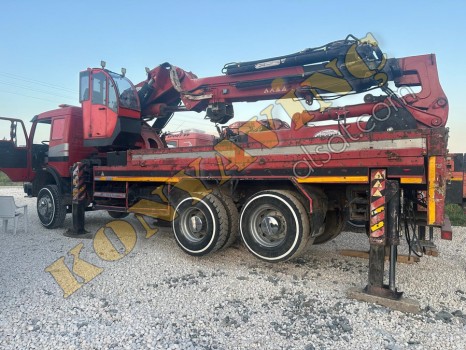 MERCEDES 2517 ÜZERİNDE AKKAR MARKA 35 TON ÇİFT KIRMA VİNÇ