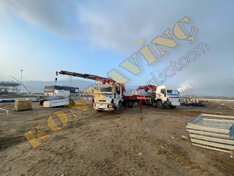 ZİRVE HİDROLİK İMALATI 10 TON YANA KATLANIR VİNÇ