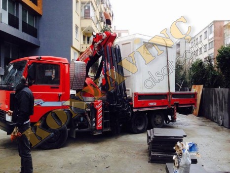 ACİL SATILIK 10 TON YANA KATLANIR ARAÇSIZ VİNÇ