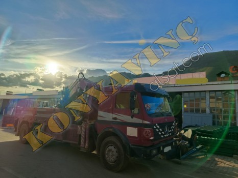 ACİL SATILIK 16 TON YANA KATLANIR EMEKSAN MERCEDES ÜZERİNDE