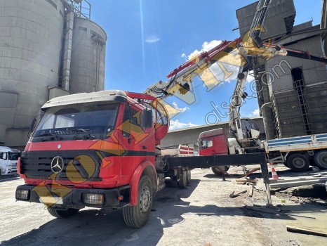 ACİL SATILIK 30 TON HİDROKON ÇİFT KIRMA VİNÇ MERCEDES ÜZERİNDE