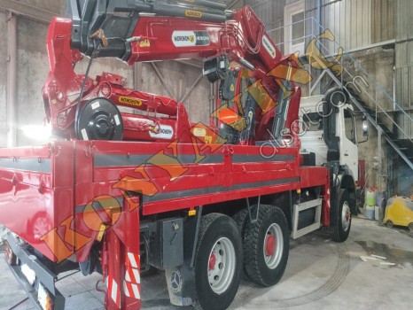 ACİL SATILIK HİDROKON 30 TON ÇİFT KIRMA VİNÇ MERCEDES ÜZERİNDE