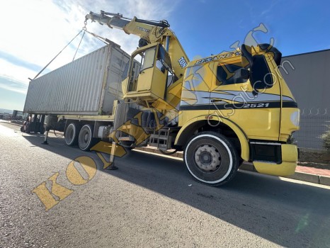 HİDROVİNÇ İMALATI 30 TON YANA KATLANIR