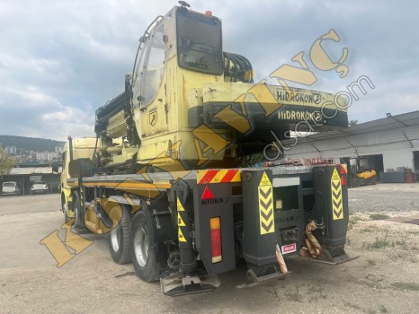 SATILIK HİDROKON 55 TON ÇİFT KIRMA VİNÇ SCANİA ÜZERİNDE