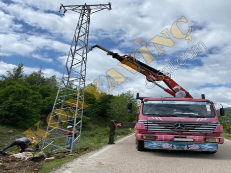 ACİL SATILIK 15 TON KAMA MERCEDES 2521 ÜZERİNDE