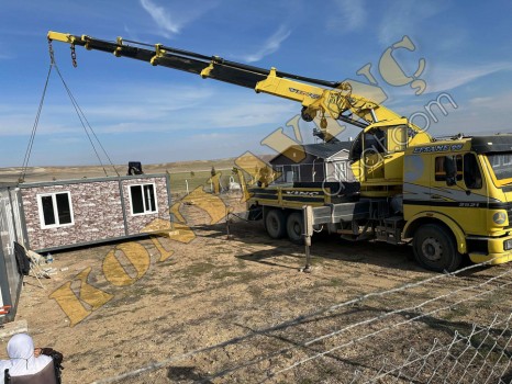 HİDROVİNÇ İMALATI 30 TON YANA KATLANIR