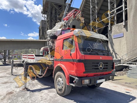 ACİL SATILIK 30 TON HİDROKON ÇİFT KIRMA VİNÇ MERCEDES ÜZERİNDE