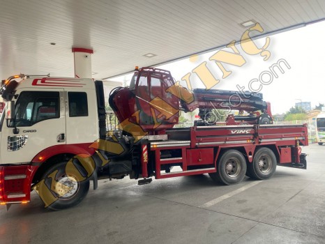 AKC 25 TON ÇİFT KIRMA FORD KARGO ÜZERİNDE