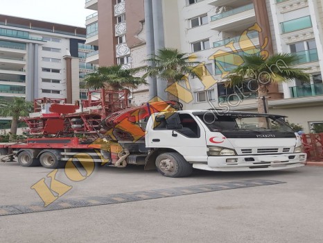 HİDRO ÖZ 8 TON YANA KATLANIR ISUZU ÜZERİNDE
