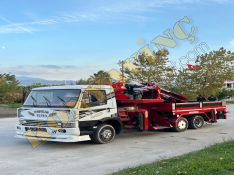 ACİL SATILIK SIFIR 10 TON YANA KATLANIR VİNÇ İVECO ÜZERİNDE
