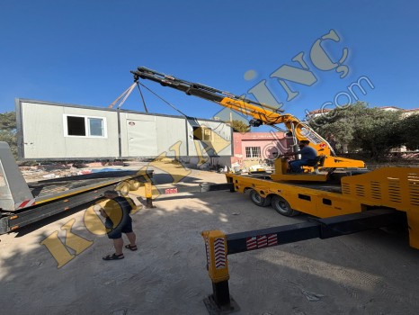 ARKA DİNGİL ÜSTÜNDE 13 TON ÇİFT KIRMA VİNÇ