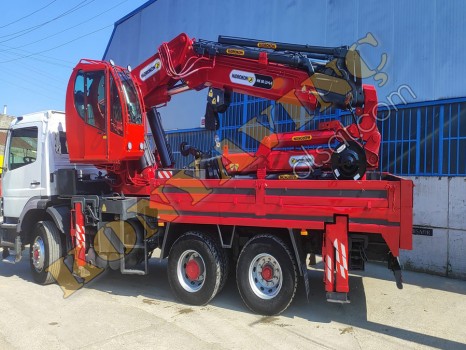 ACİL SATILIK HİDROKON 30 TON ÇİFT KIRMA VİNÇ MERCEDES ÜZERİNDE