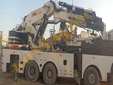 AKC 55 TON ÇİFT KIRMA SCANİA P380 ÜZERİNDE