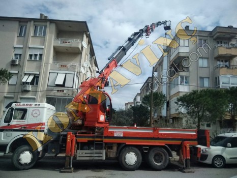 MERCEDES 2521 ÜZERİNDE HSA MARKA 35 TON ÇİFT KIRMA