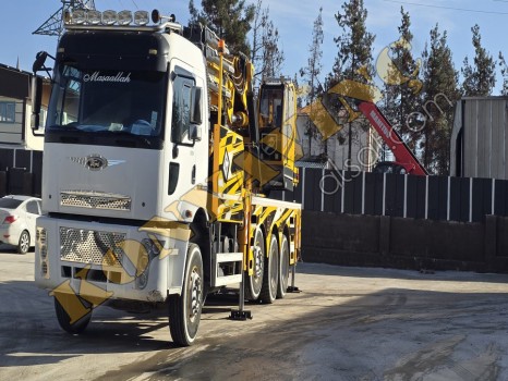 HİDROKON 45 TON ÇİFT KIRMA VİNÇ FORD KARGO 3232 ÜZERİNDE