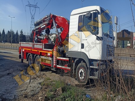 ACİL SATILIK SIFIR 13,5 TON ÇİFT KIRMA VİNÇ MAN ÜZERİNDE