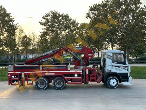 ACİL SATILIK SIFIR 10 TON YANA KATLANIR VİNÇ İVECO ÜZERİNDE