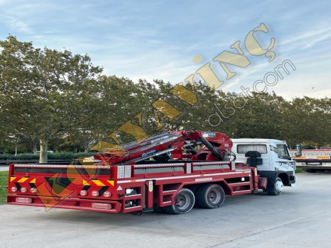 ACİL SATILIK SIFIR 10 TON YANA KATLANIR VİNÇ İVECO ÜZERİNDE