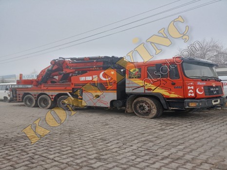 ÇALIŞIR İNAN 55 TON MAN 32/270 ÜZERİNDE ÇİFT KIRMA VİNÇ