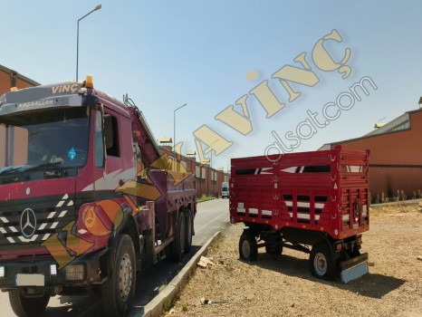 ACİL SATILIK 16 TON YANA KATLANIR EMEKSAN MERCEDES ÜZERİNDE