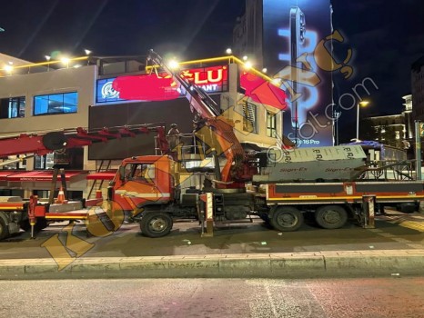 ACİL SATILIK 10 TON YANA KATLANIR ARAÇSIZ VİNÇ