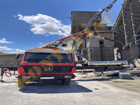 ACİL SATILIK 30 TON HİDROKON ÇİFT KIRMA VİNÇ MERCEDES ÜZERİNDE