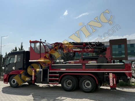 SATILIK HİDROKON 30 TON ÇİFT KIRMA VİNÇ FORD KARGO ÜZERİNDEDİR.