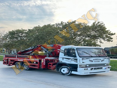 ACİL SATILIK SIFIR 10 TON YANA KATLANIR VİNÇ İVECO ÜZERİNDE