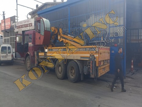 ACİL SATILIK 25 TON VİNÇ MERCEDES 2521 ÜZERİNDE