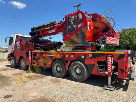 ACİL SATILIK 45 TON KRANZ CRANE RENO KERAX ÜZERİNDE